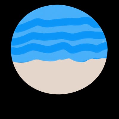 a plain circle with nothing else