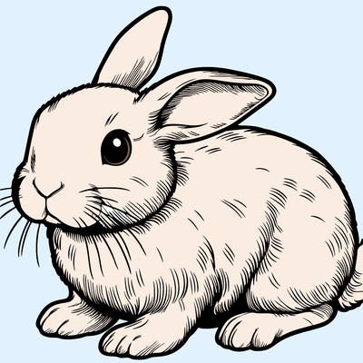 realistic bunny