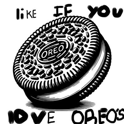 realistic oreo