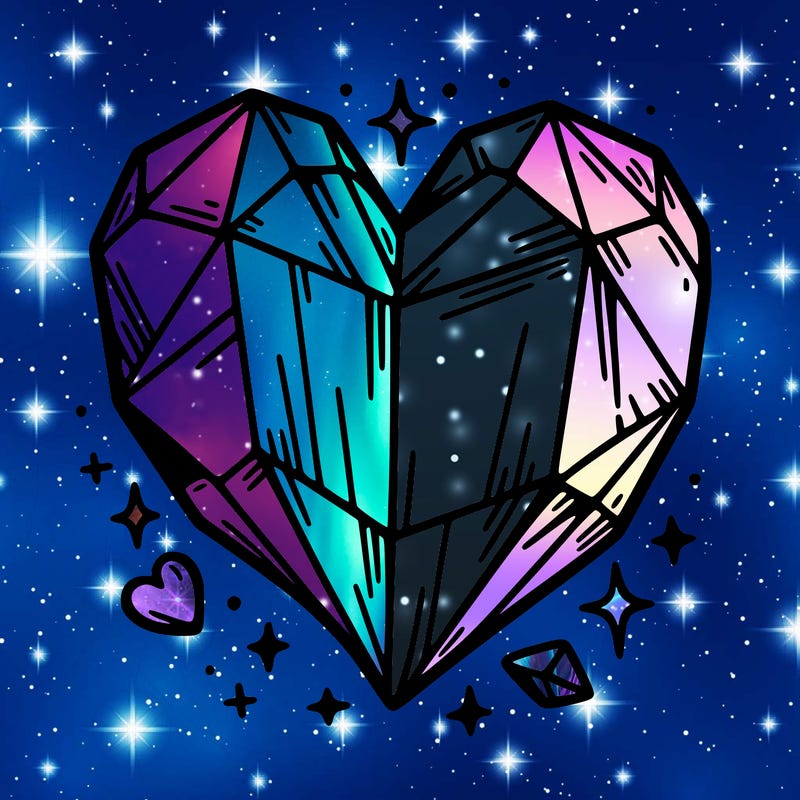 crystal heart