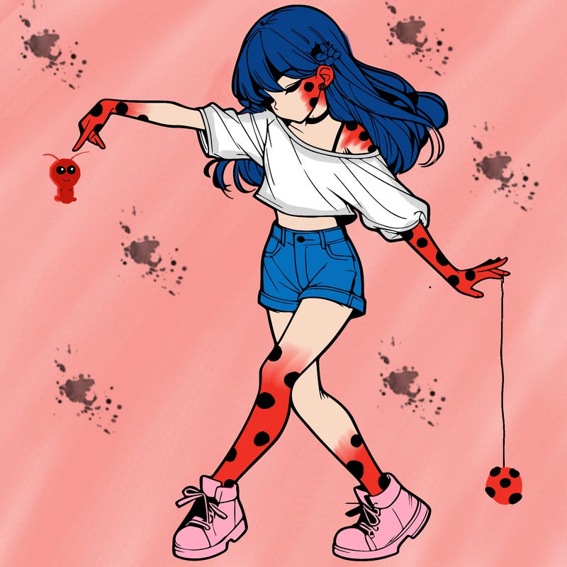 realistic girl danceing