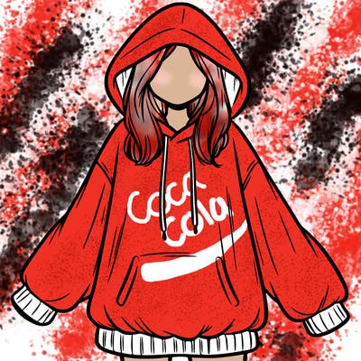 girl in oversized hoodie