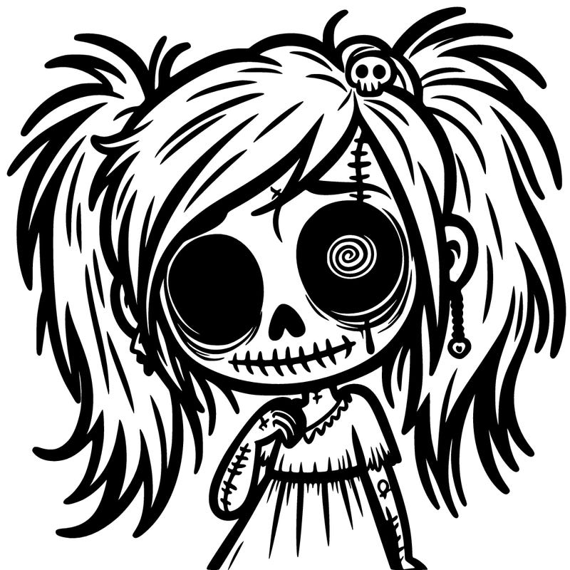 creepy girl
