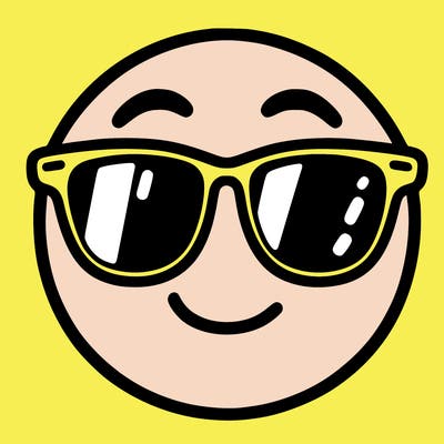 emoji with sunglasses