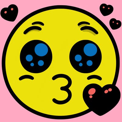 kissing emoji