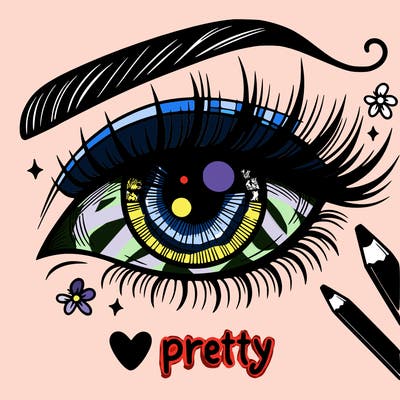 pretty eye