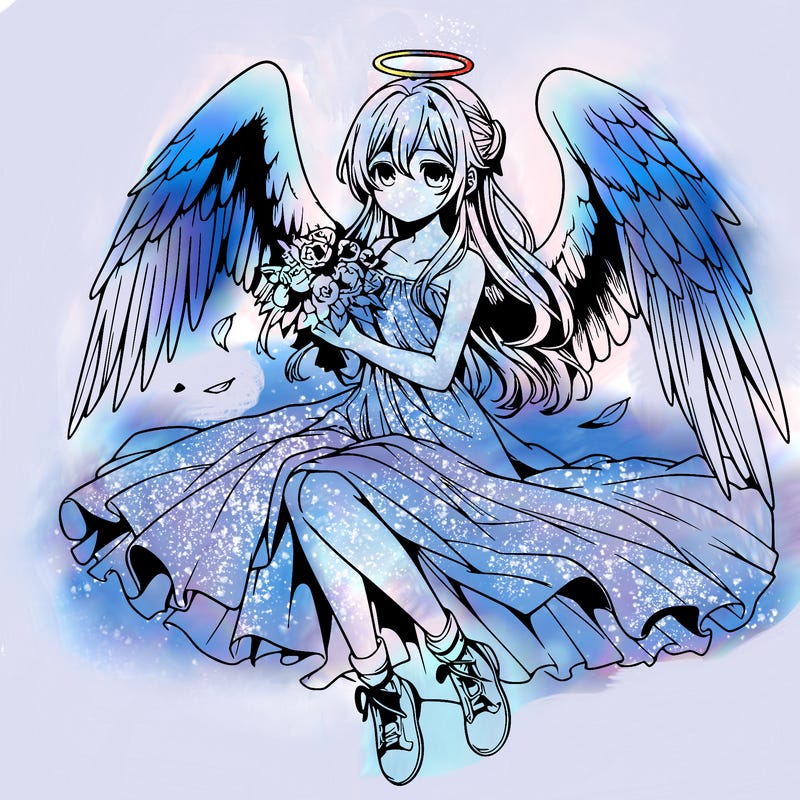manga angel realistic