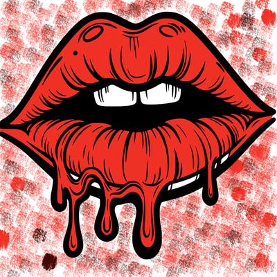 lips that look realistic and drip