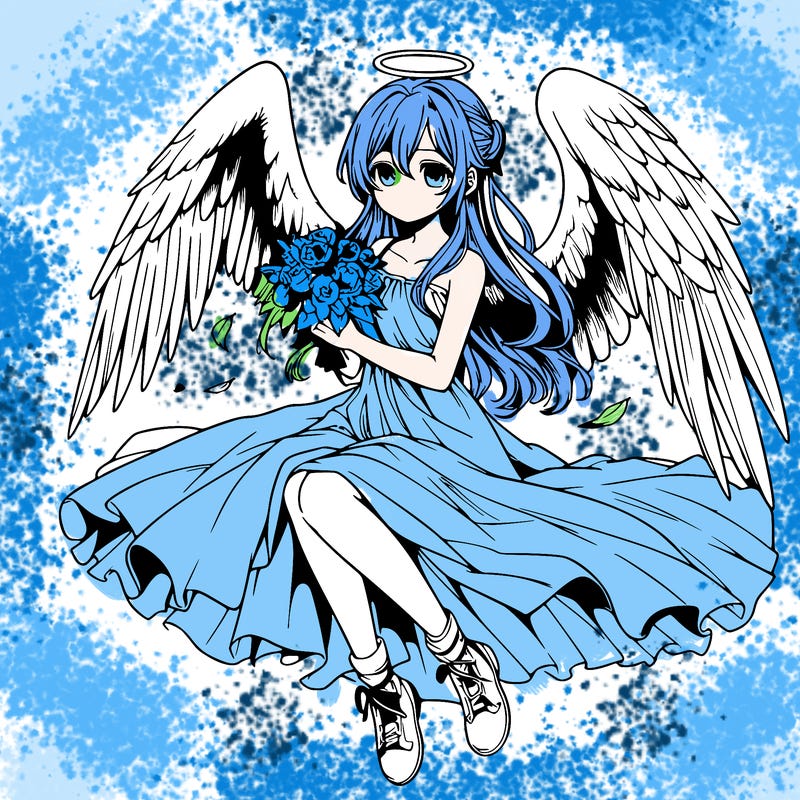 manga angel realistic
