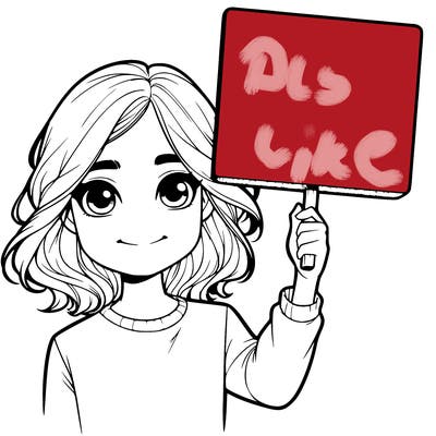 realistic girl holding up a sign