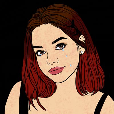 a realistic young woman