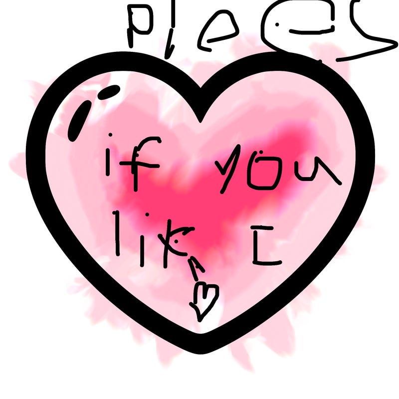a blank heart