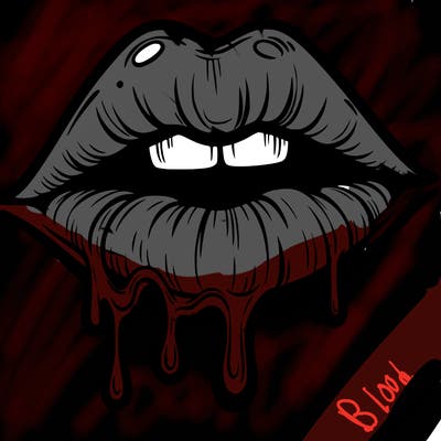 lips that look realistic and drip