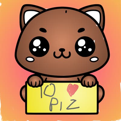 cute cat holding blank sign