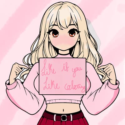 girl holding a blank sign in a long sleeve crop top