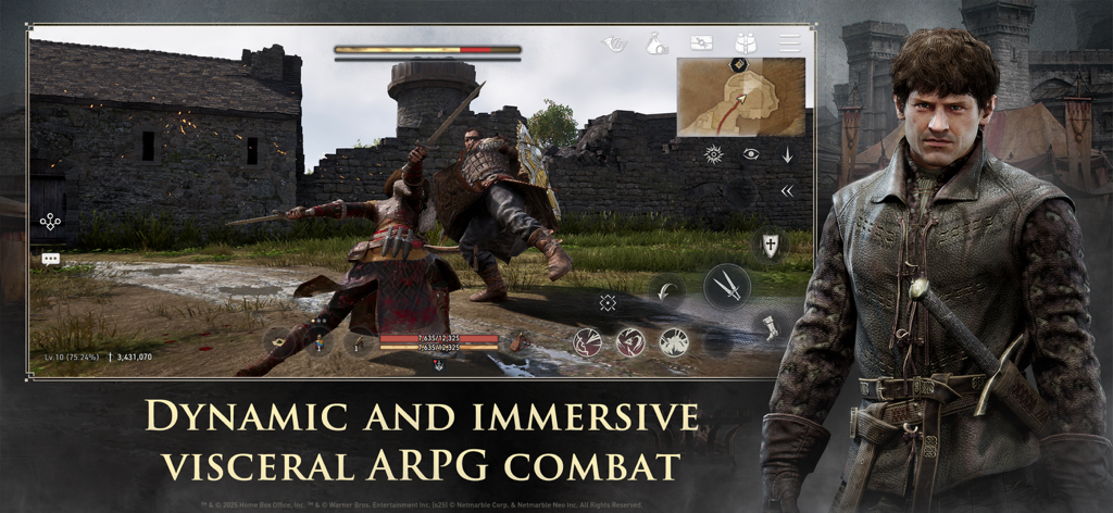 Dynamic ARPG combat gameplay in Game of Thrones Kingsroad