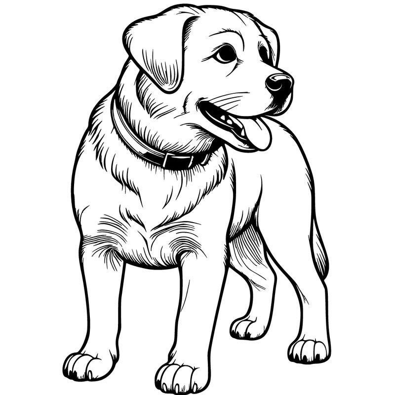 realistic dog