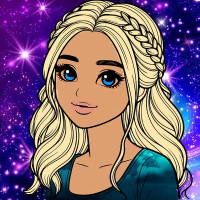 realistic pretty girl