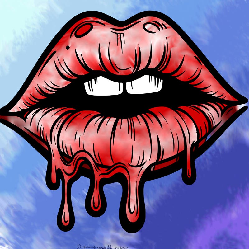 lips that look realistic and drip