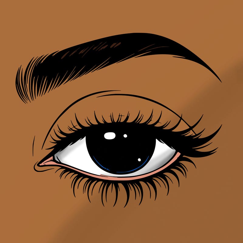 eye closed realistic