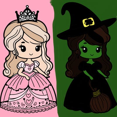 princess as a witch