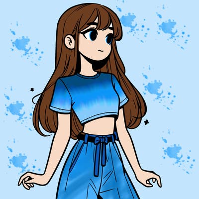 girl in a cute crop top