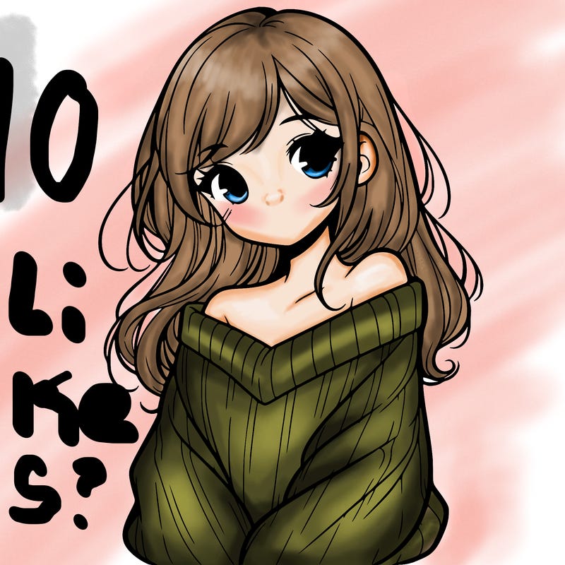 shy pretty girl wearing a sweater that is falling off one shoulder portrait