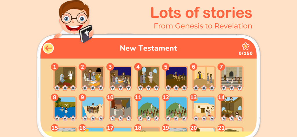 I Read: The Bible app for kids - A selection of illustrated New Testament stories in the I Read Bible app for kids