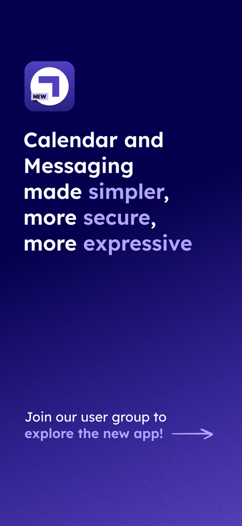 Petal Health - Petal Health App Einführungsbildschirm mit Schwerpunkt auf sicherer medizinischer Nachrichtenübermittlung und professionellen Kalenderfunktionen.