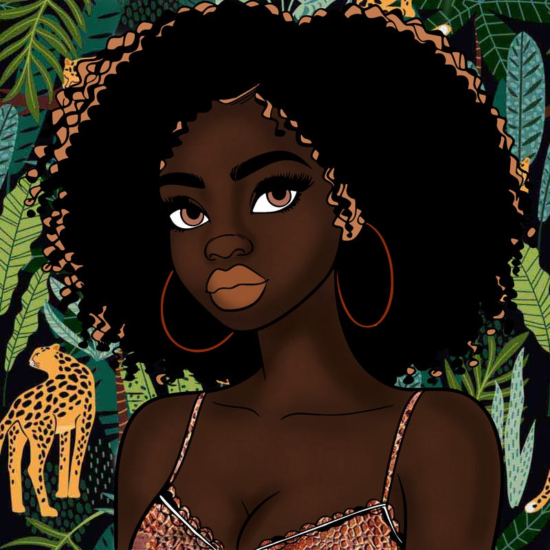 beautiful black woman