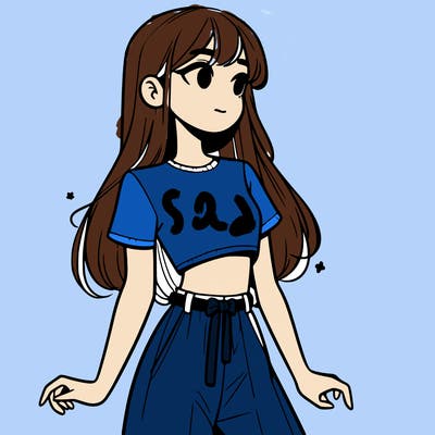 girl in a cute crop top