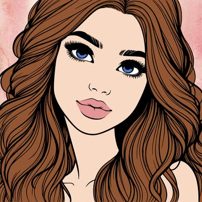 beautiful realistic girl