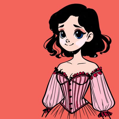 girl in corset