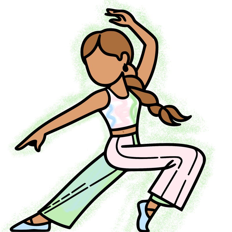 a dancer dancing