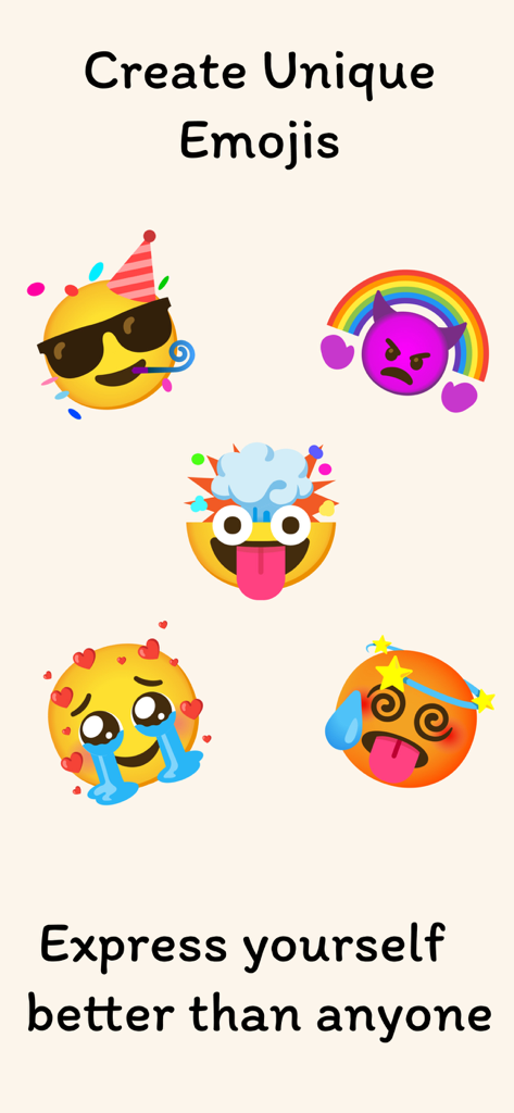 Emoji Mix - Maker & Facemoji - Una colección de emojis personalizados únicos mezclados de la aplicación creadora Emoji Mix