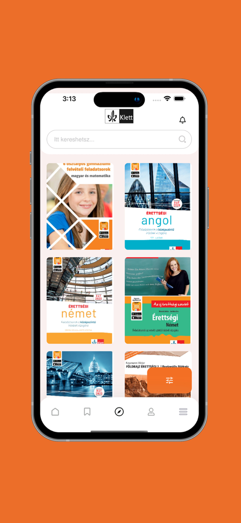 Raabe Klett mobile App zeigt eine digitale Bibliothek von Lehrbüchern und Lernhilfen