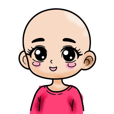 girl with no hair