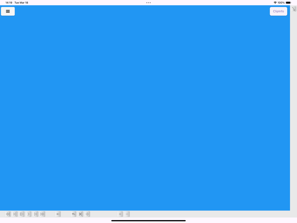 Video playback and analysis interface on iPad