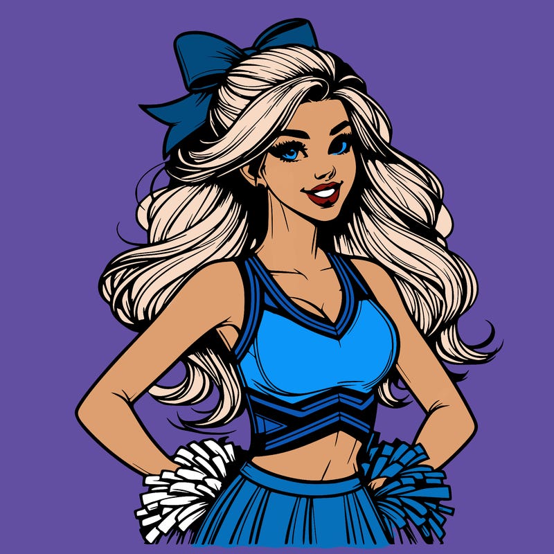 realistic cheerleader