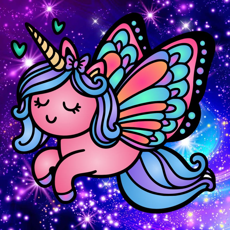 unicorn butterfly