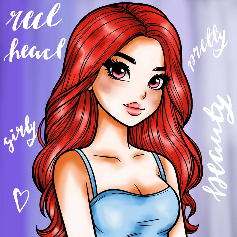 realistic pretty girl