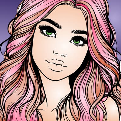 beautiful realistic girl