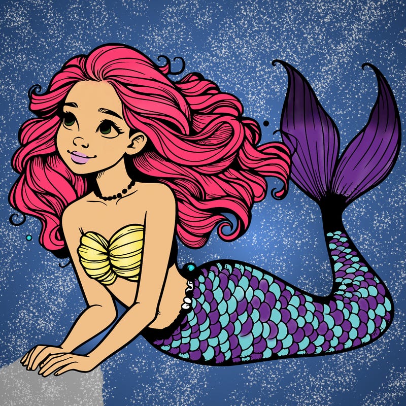 a realistic mermaid