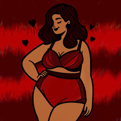 plus size woman bathing suit