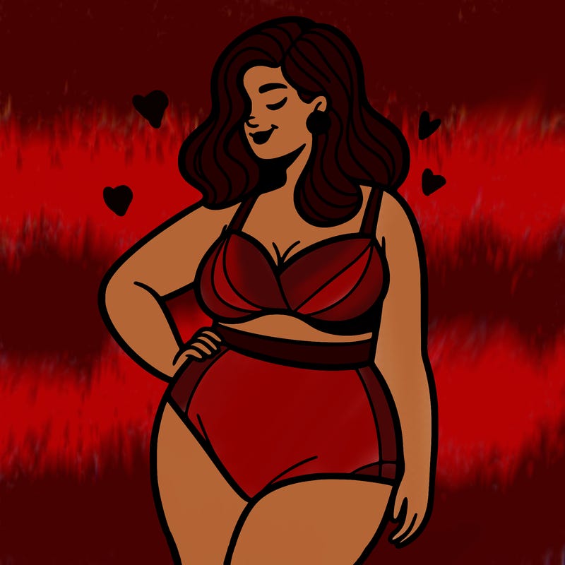 plus size woman bathing suit