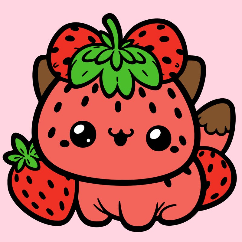 strawberry cat
