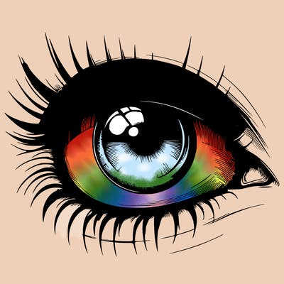 realistic eye