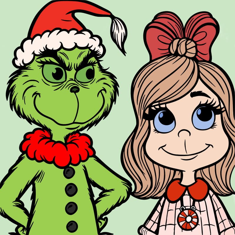 the grinch with cindy lou who