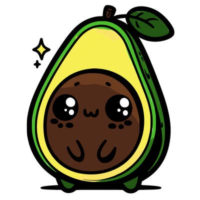 cute avocado