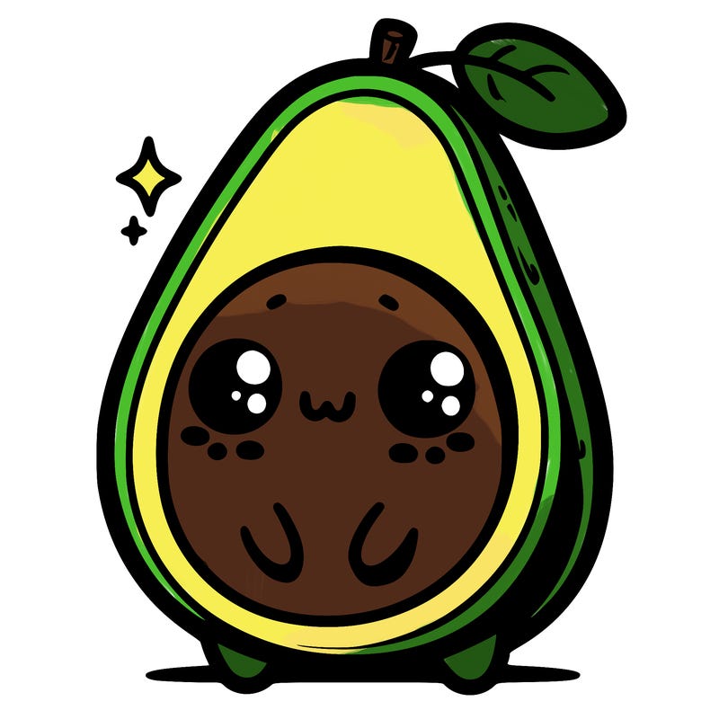 cute avocado